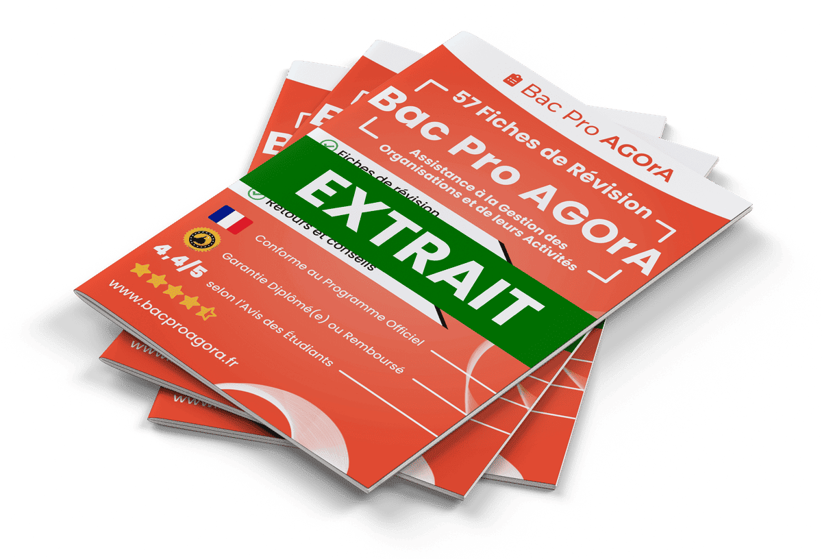 15 Fiches Révision gratuites Bac Pro AGORA